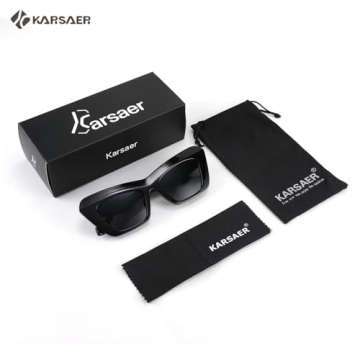 Karsaer Vision Retro Vintage Cateye Square Sunglasses Stylish Eyewear