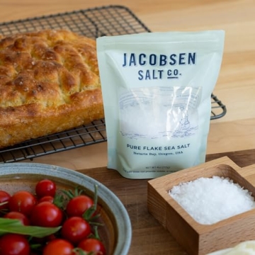 Jacobsen Salt Co. Pure Flake Sea Salt, Non-GMO, Kosher & Gourmet