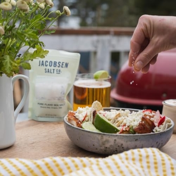 Jacobsen Salt Co. Pure Flake Sea Salt, Non-GMO, Kosher & Gourmet