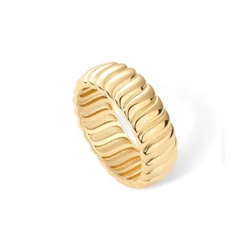 PAVOI Chunky Gold Plated Ring for Women - Stylish Statement Jewelry