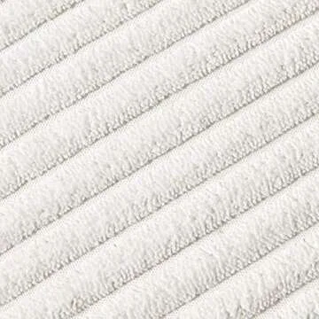 Fancy Homi 2-Pack Cream Corduroy Pom Pom Throw Pillow Covers, 18x18 Inch