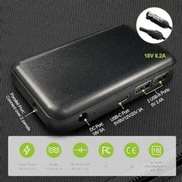 ALLPOWERS SP029 140W Portable Solar Panel Charger for Laptop Cellphone, Waterproof IP65 Foldable Sol...