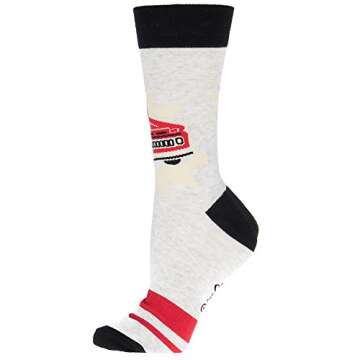 Blue Q Men's Crew Socks - Carpe Diem Inspiration