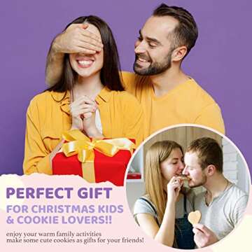 LUSHYUM Cookie Decorating Kit - 118pcs for Holiday Fun