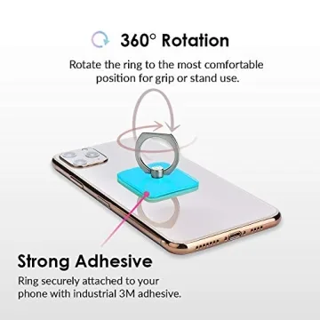 Velvet Caviar Cell Phone Ring Holder - Secure & Stylish