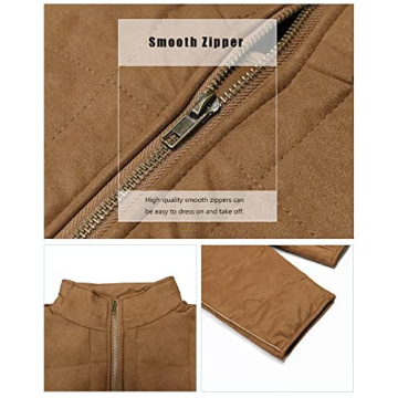 ETCYY Women's Quilted Jackets Stylish and Warm for Fall