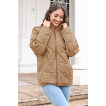ETCYY Women's Quilted Jackets Stylish and Warm for Fall