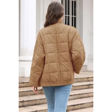 ETCYY Women's Quilted Jackets Stylish and Warm for Fall