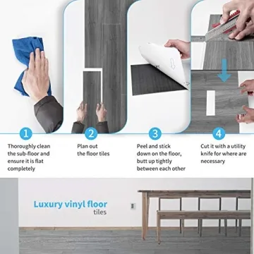 Art3d Peel Stick Vinyl Wood Plank Flooring Easy DIY