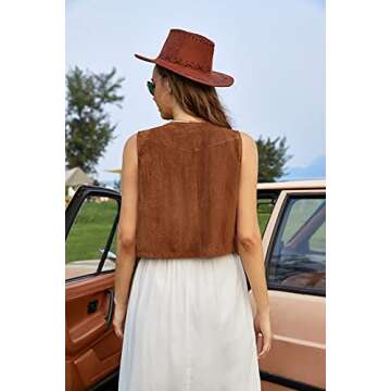 Stylish Hotouch Short Tassel Vest for Modern Cowgirls