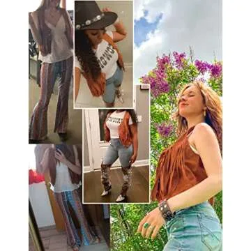 Stylish Hotouch Short Tassel Vest for Modern Cowgirls