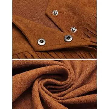 Stylish Hotouch Short Tassel Vest for Modern Cowgirls