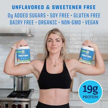 Sunwarrior Organic Vegan Protein Powder - Clean & Pure