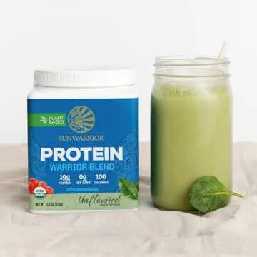 Sunwarrior Organic Vegan Protein Powder - Clean & Pure