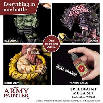 The Army Painter Speedpaint Mega Set 24 Acrylics & Brush
