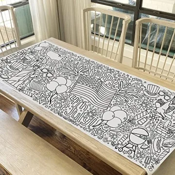 Tiny Expressions 4th of July Coloring Poster for Kids - Fun Activity