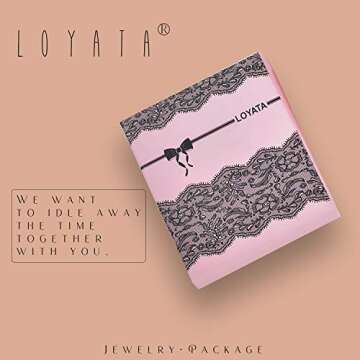 LOYATA Gold Plated Hoop Earrings - Elegant Jewelry Gift for Women