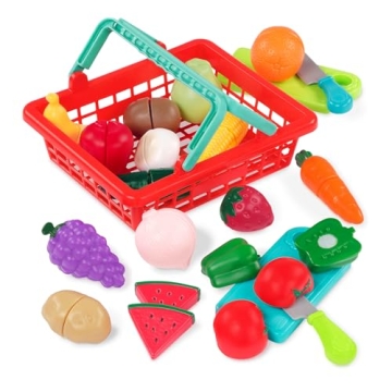 Battat Food Playset for Kids - 37 Pcs Cooking Set
