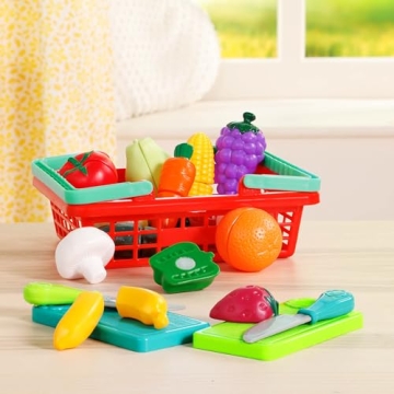 Battat Food Playset for Kids - 37 Pcs Cooking Set