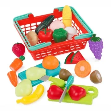 Battat Food Playset for Kids - 37 Pcs Cooking Set