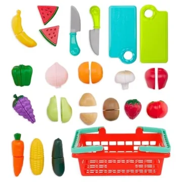 Battat Food Playset for Kids - 37 Pcs Cooking Set