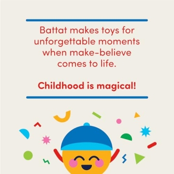 Battat Food Playset for Kids - 37 Pcs Cooking Set