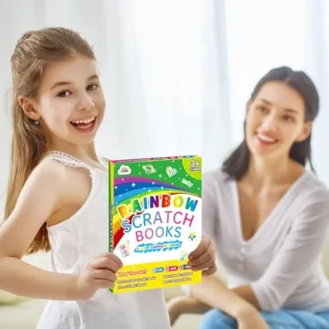 ZMLM Rainbow Scratch Set for Kids: Creative Art Fun