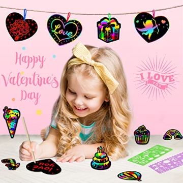 ZMLM Rainbow Scratch Set for Kids: Creative Art Fun