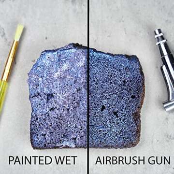 Luster Dust - Blue Iridescent (4g 1x Jar) | Edible Vegan Dust & Paint for Cake Decorating, Ice Cream...