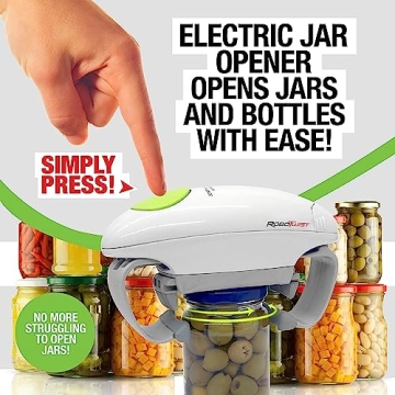 Robotwist Jar Opener - Deluxe Electric Kitchen Gadget
