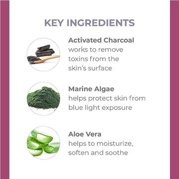 DERMA E Purifying Daily Facial Detox Scrub with Activated Charcoal and Seaweed Extract –Exfoliating Face Scrub Cleanses, Smooths and Brightens, 4oz