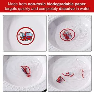 Boys Potty Training Targets - Fun Flushable Pee Aids