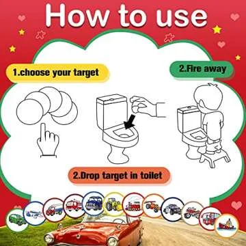 Boys Potty Training Targets - Fun Flushable Pee Aids