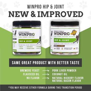 WINPRO | Dog Hip and Joint Supplement, Plasma-Powered Chews for Joint Support in Dogs of All Breeds ...