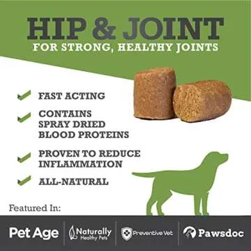 WINPRO Dog Hip and Joint Chews for All Breeds and Sizes
