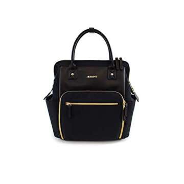 Maevn ReadyGO Water-Resistant Clinical Tote Backpack (Mini Deluxe - Black)