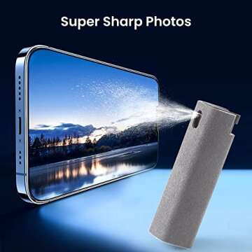 YTT Portable Screen Cleaner Spray with Microfiber Cloth