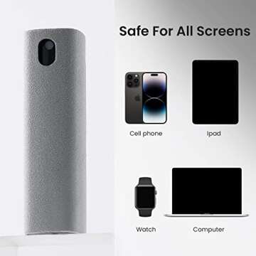 YTT Portable Screen Cleaner Spray with Microfiber Cloth