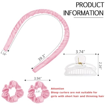 CORATED Heatless Curling Rod for Damage-Free Styling