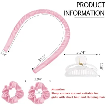 CORATED Heatless Curling Rod for Damage-Free Styling