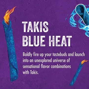 Takis Blue Heat Rolled Tortilla Chips - Spicy Snack Pack