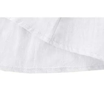 GSVIBK Baby Girls Casual Flutter Sleeve Dress for Toddlers