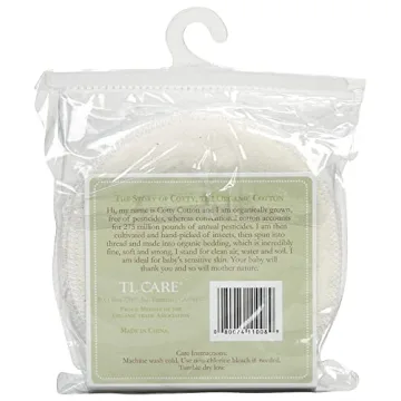 TL Care Nursing Pads Made with Organic Cotton, Natural Color, 6 Count