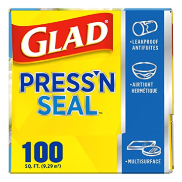 Glad Press'n Seal Food Wrap 100 Sq Ft Roll Pack of 3
