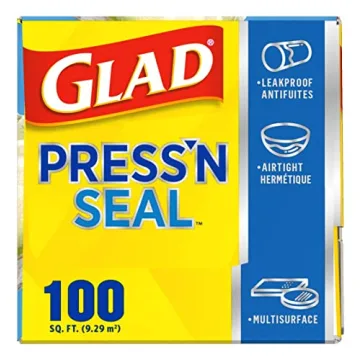 Glad Press'n Seal Food Wrap 100 Sq Ft Roll Pack of 3