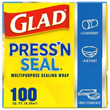 Glad Press'n Seal Food Wrap 100 Sq Ft Roll Pack of 3