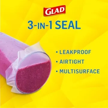Glad Press'n Seal Food Wrap 100 Sq Ft Roll Pack of 3