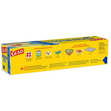 Glad Press'n Seal Food Wrap 100 Sq Ft Roll Pack of 3