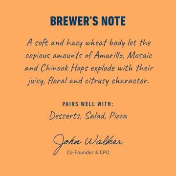 Athletic Brewing Company Craft Non-Alcoholic Beer - 12 Pack x 12 Fl Oz Cans - Free Wave Hazy IPA - Low-Calorie, Award Winning - Loaded with Amarillo, Citra, and Mosaic Hops