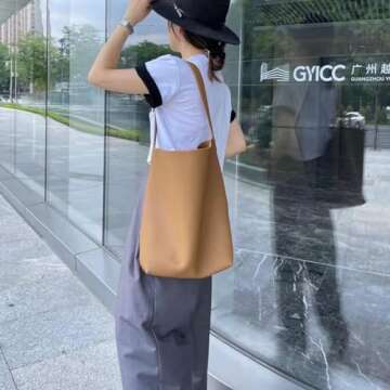 KAYNO Niupitot Women's Bag One Shoulder Large Capacity Shopping Bag Underarm Bag